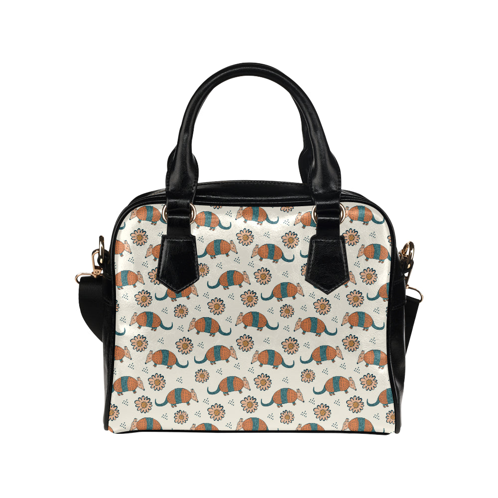 Armadillo Pattern Print Design 02 Shoulder Handbag