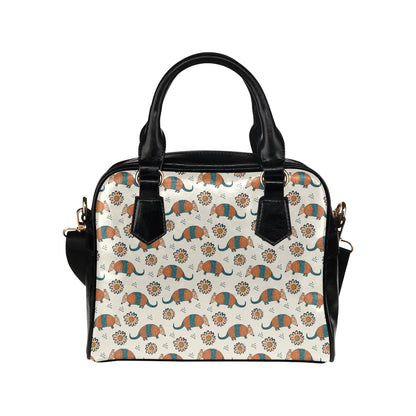 Armadillo Pattern Print Design 02 Shoulder Handbag