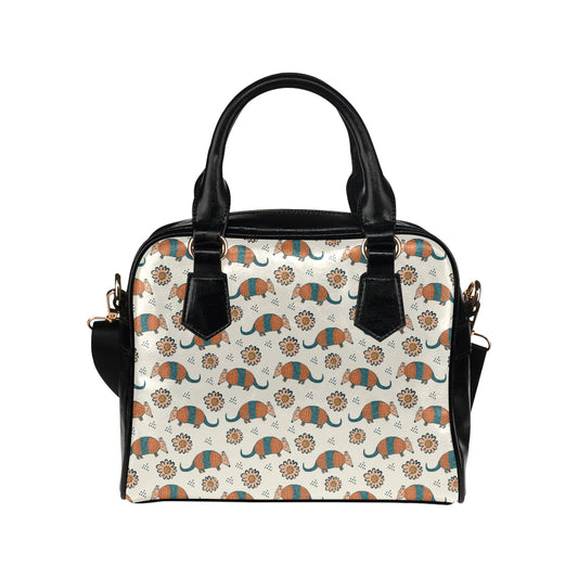 Armadillo Pattern Print Design 02 Shoulder Handbag
