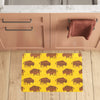 Bison Native Pattern Print Design 01 Kitchen Mat