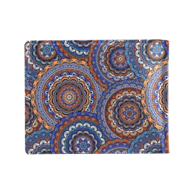 Mandala Boho Chic Design Print Men's ID Card Wallet