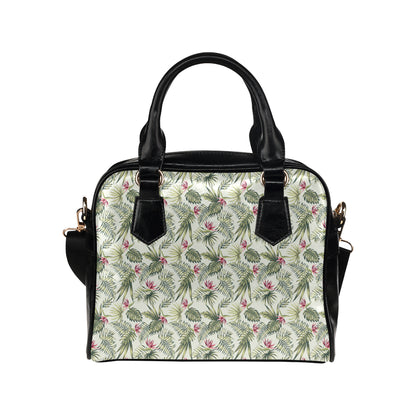 Bird Of Paradise Pattern Print Design 04 Shoulder Handbag