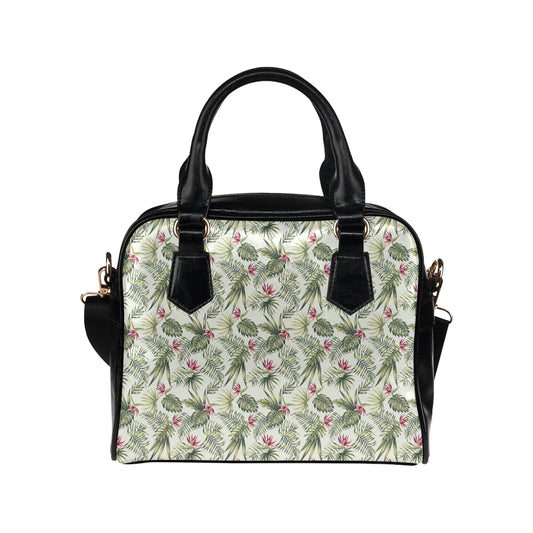 Bird Of Paradise Pattern Print Design 04 Shoulder Handbag
