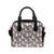 Alpaca Pattern Print Design 03 Shoulder Handbag