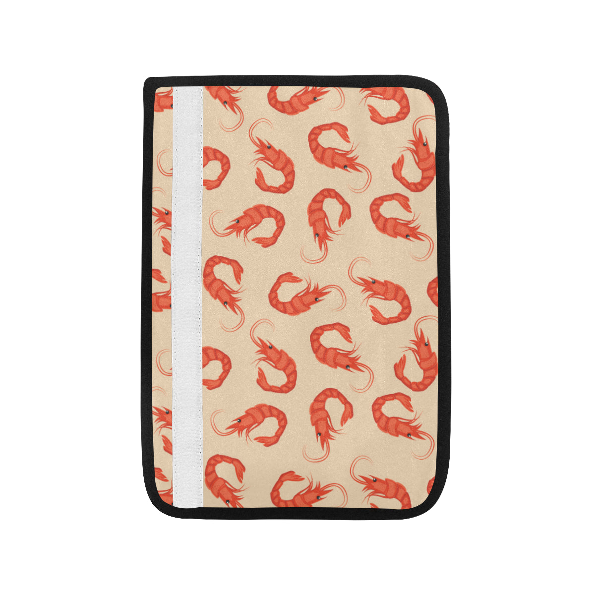 Prawn Pattern Print Design 02 Car Seat Belt Cover