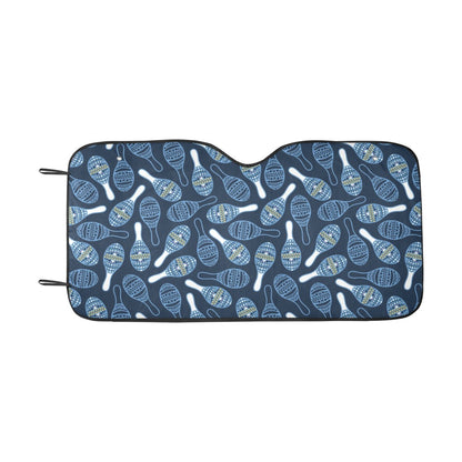 Maracas Print Design LKS401 Car front Windshield Sun Shade