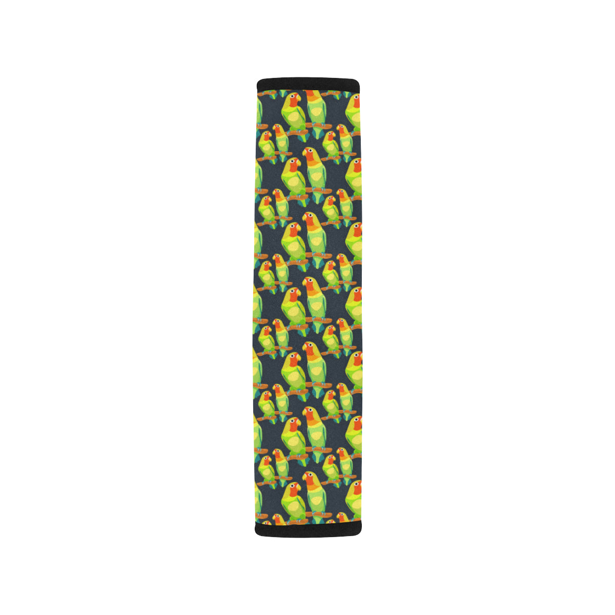 Lovebird Pattern Print Design 01 Car Seat Belt Cover