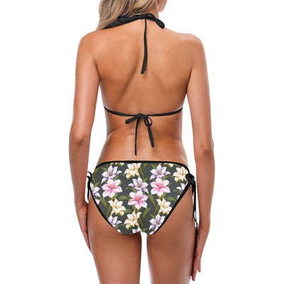 Lily Pattern Print Design LY01 Bikini