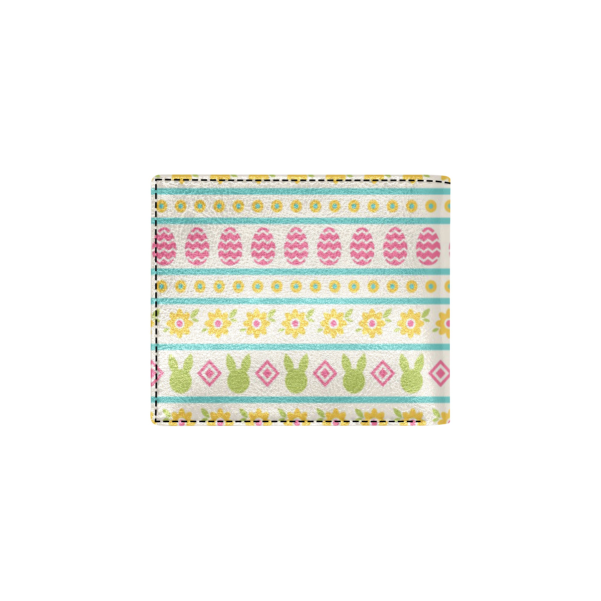 Easter Eggs Pattern Print Design RB016 Men's ID Card Wallet