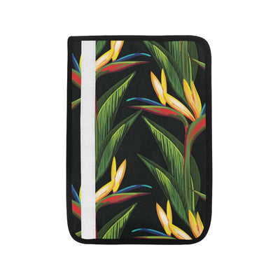 Bird Of Paradise Pattern Print Design BOP012 Car Seat Belt Cover