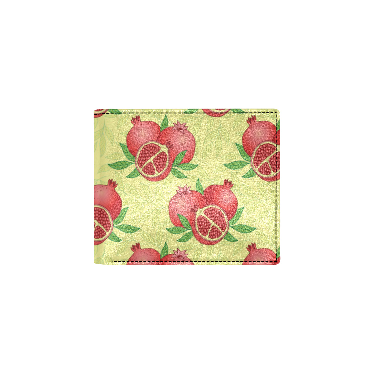 Pomegranate Pattern Print Design PG07 Men's ID Card Wallet