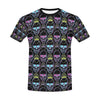 Skull 3D Colorful Print Design LKS309 Men's All Over Print T-shirt