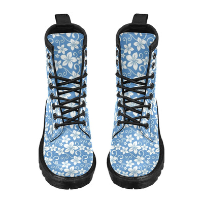 Hibiscus Pattern Print Design HB09 Women's Boots