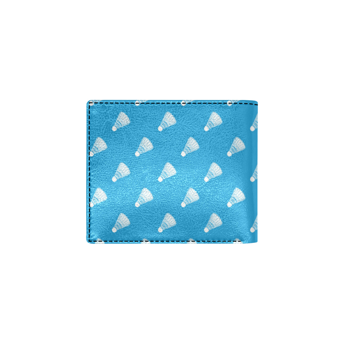 Badminton Ball Pattern Print Design 08 Men's ID Card Wallet