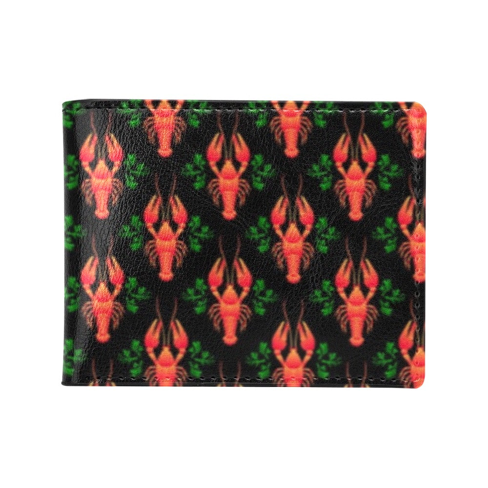 Lobster Print Design LKS403 Men's ID Card Wallet