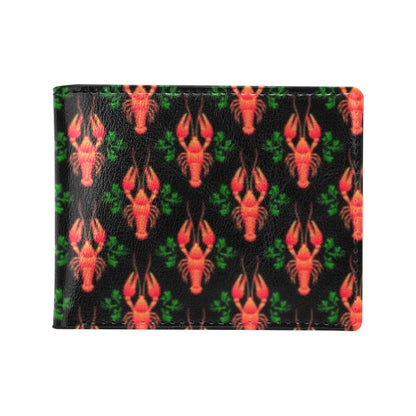 Lobster Print Design LKS403 Men's ID Card Wallet