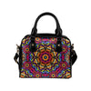 Kaleidoscope Pattern Print Design 01 Shoulder Handbag