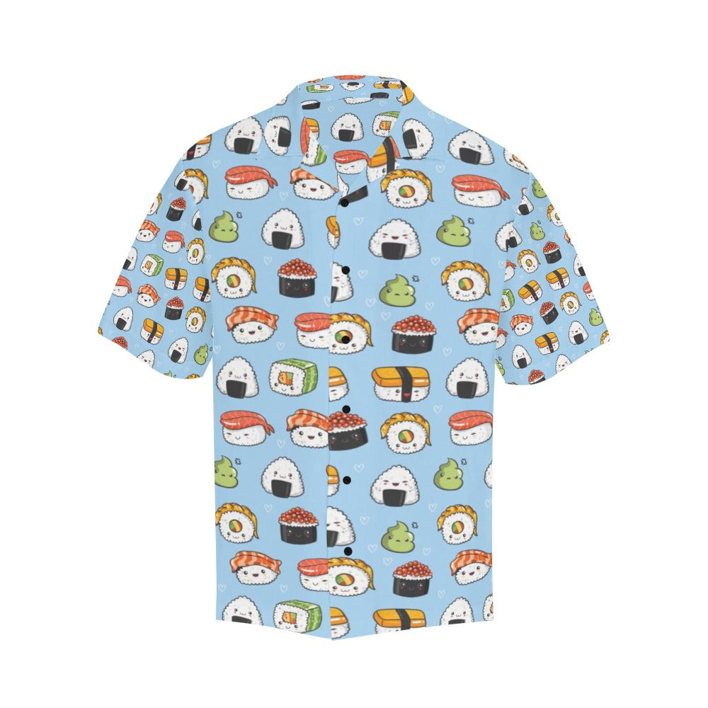 Sushi Print Design LKS303 Men's Hawaiian Shirt