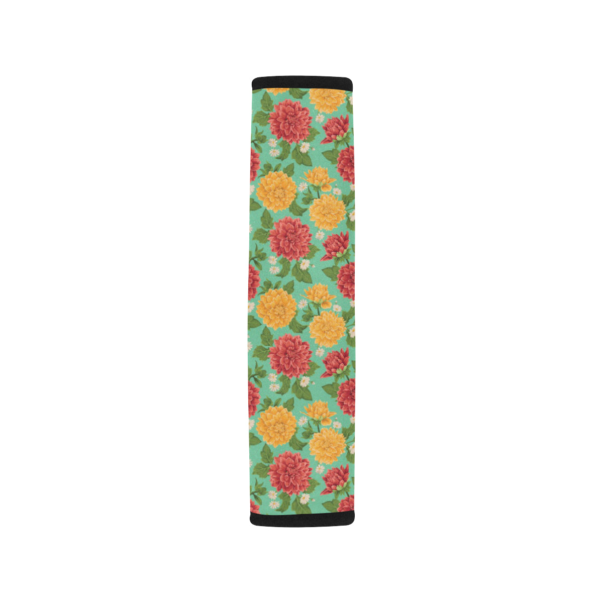 Dahlia Pattern Print Design DH011 Car Seat Belt Cover