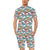 Tribal Wave Pattern Print Men's Romper