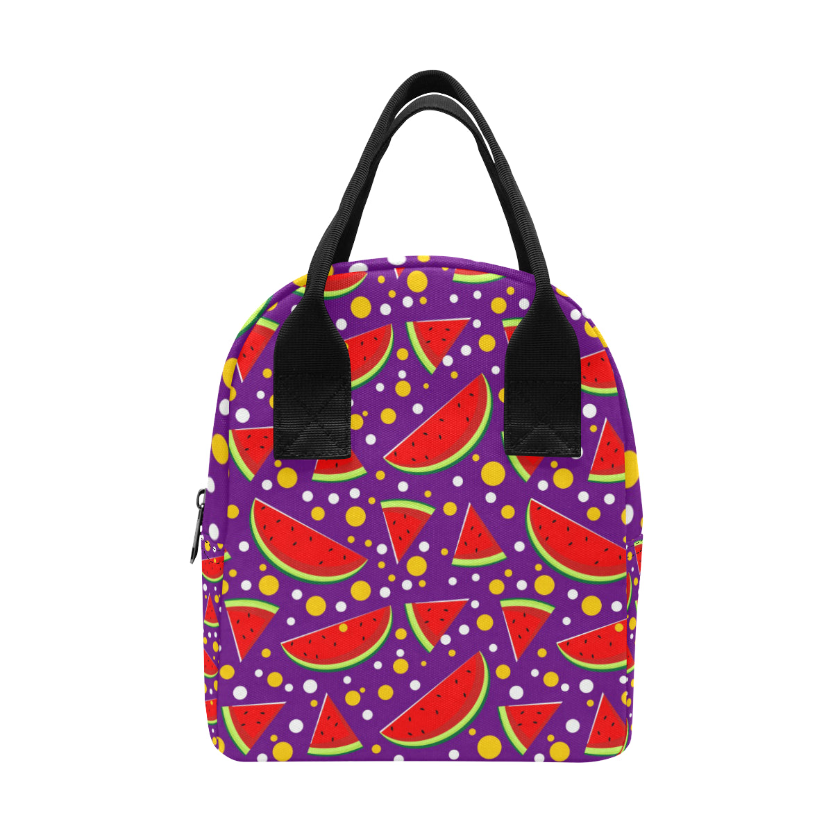 Watermelon Pattern Print Design WM010 Insulated Lunch Bag