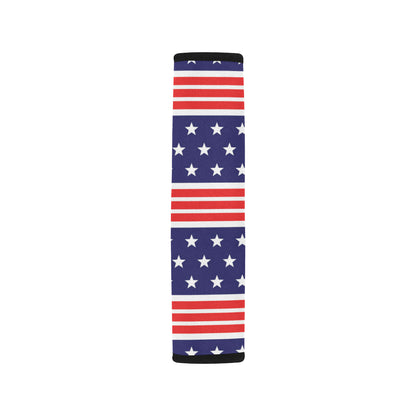 Patriotic Pattern Print Design A04 Car Seat Belt Cover