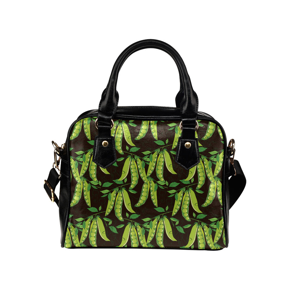 Peas Pattern Print Design A03 Shoulder Handbag