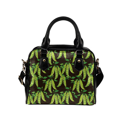 Peas Pattern Print Design A03 Shoulder Handbag