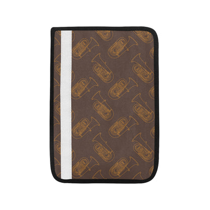 Tuba Pattern Print Design 02 Car Seat Belt Cover