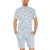 Sakura Bird Print Design LKS304 Men's Romper