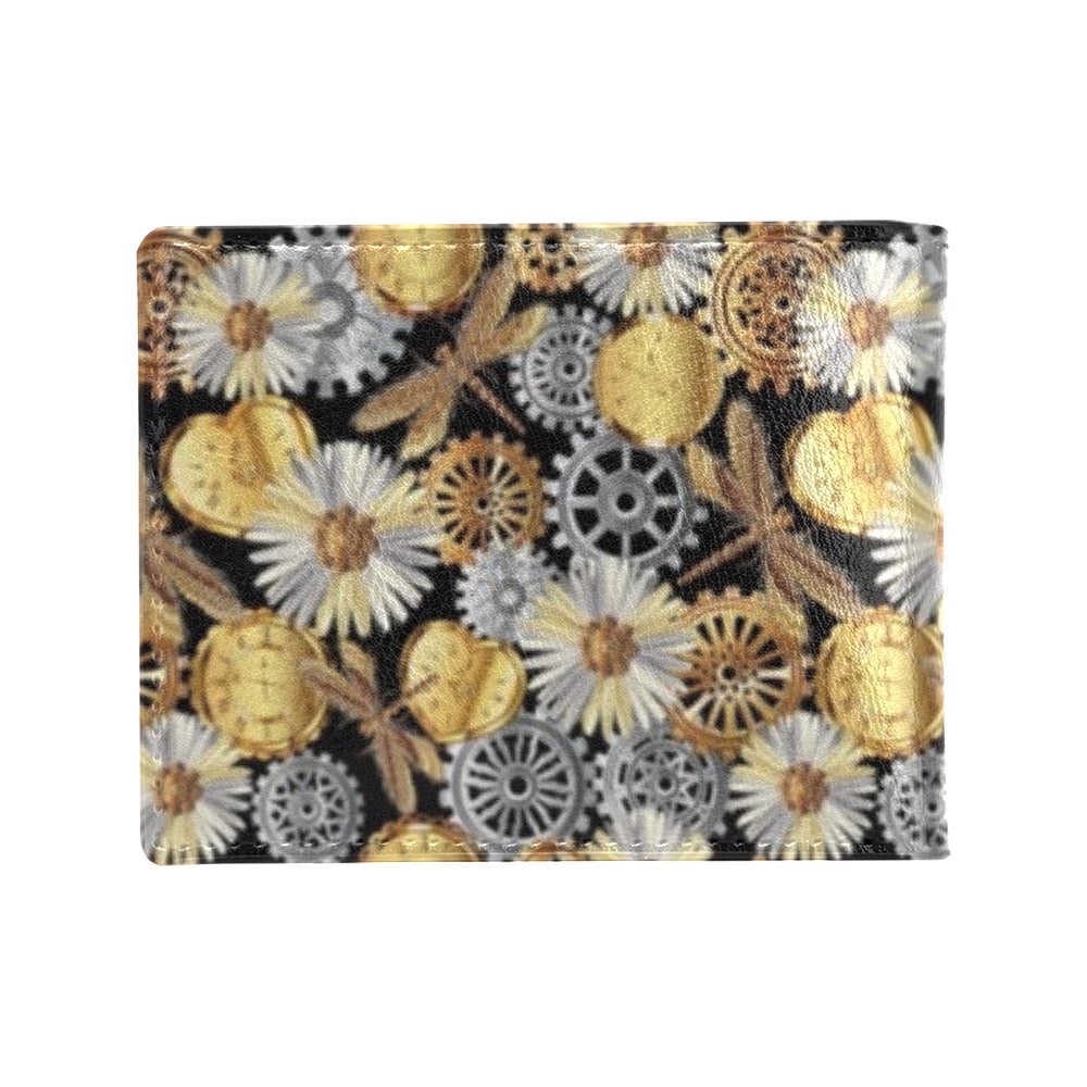 Steampunk Dragonfly Print Design LKS302 Men's ID Card Wallet