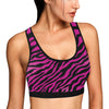 Pink Zebra Sports Bra