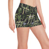 Rainforest Pattern Print Design RF05 Yoga Shorts