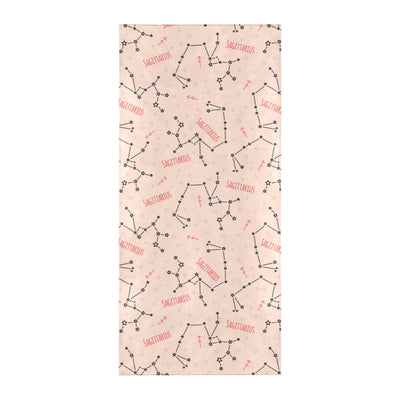 Sagittarius Star Print Design LKS302 Beach Towel 32" x 71"