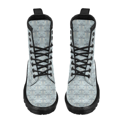 Walrus Print Design LKS402 Women's Boots