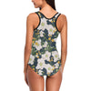 Anemone Pattern Print Design AM04 Women Swimsuit