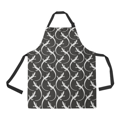 lizard Pattern Print Design 01 Apron with Pocket