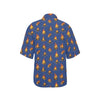 Campfire Pattern Print Design 03 Women's Hawaiian Shirt