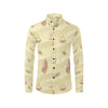 Beach with Seashell Theme Men's Long Sleeve Shirt