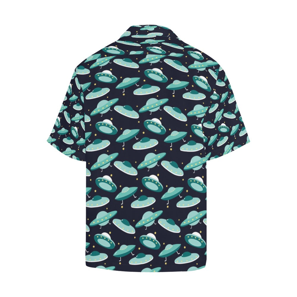 UFO Print Design LKS304 Men's Hawaiian Shirt