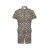 Alpaca Cute Design Themed Print Men's Romper