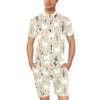 Llama Cactus Pattern Print Design 09 Men's Romper