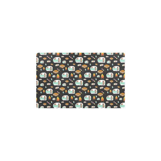 Camper marshmallow Camping Design Print Kitchen Mat