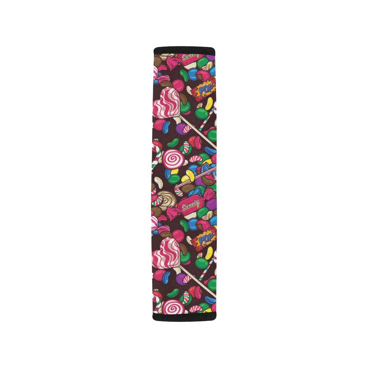 Candy Pattern Print Design CA02 Car Seat Belt Cover