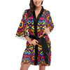 Kaleidoscope Pattern Print Design 01 Women's Short Kimono