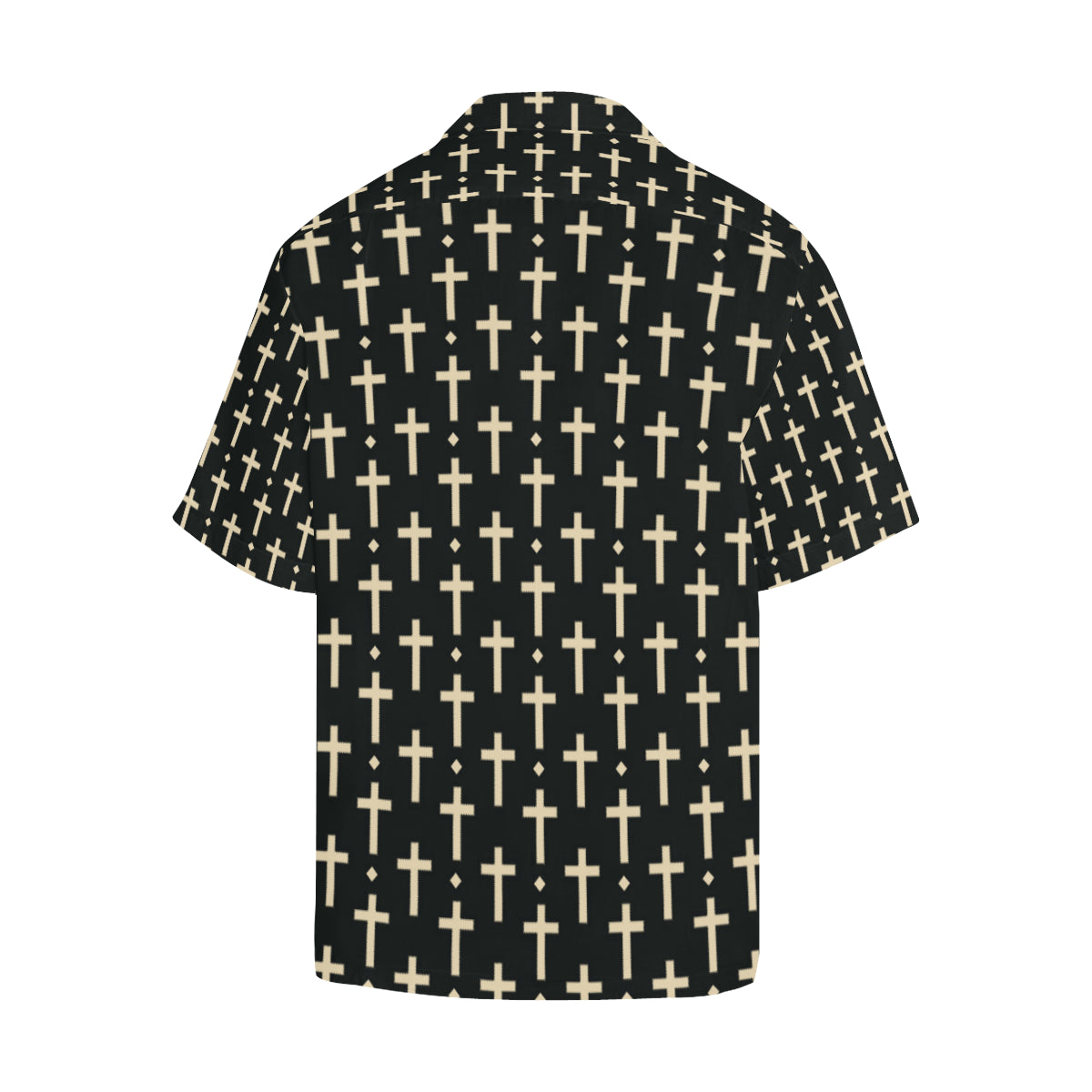 Cross Pattern Print Design 03 Men's Hawaiian Shirt