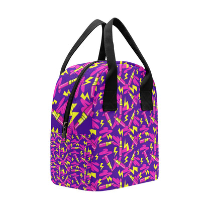 Lipstick Pattern Print Design LT04 Insulated Lunch Bag
