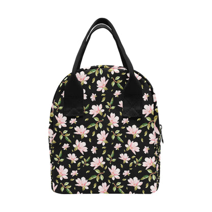 Magnolia Pattern Print Design MAG01 Insulated Lunch Bag