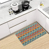 Kente Print African Design Themed Kitchen Mat