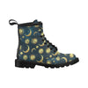 Gold Sun Moon Face Women's Boots